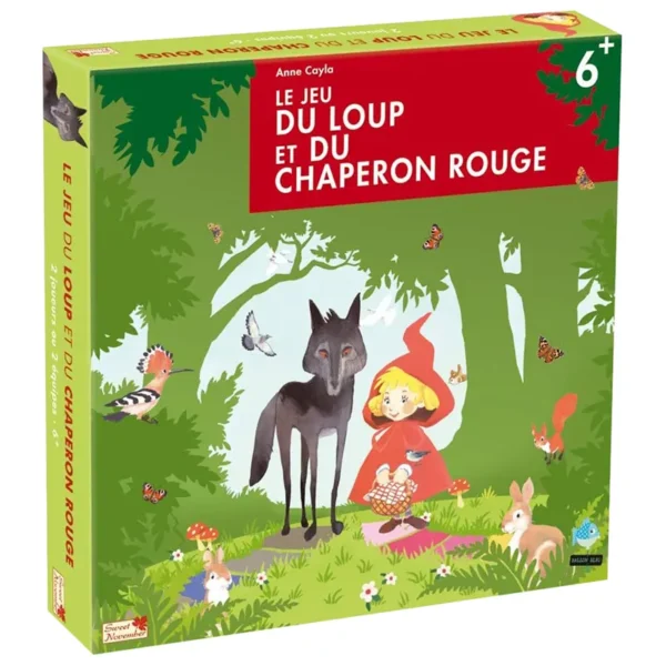 Le jeu du loup et du chaperon rouge - mémoire et stratégie - boite de jeu