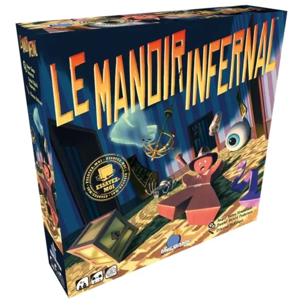 Le manoir infernal - réflexion et rapidité - boite de jeu
