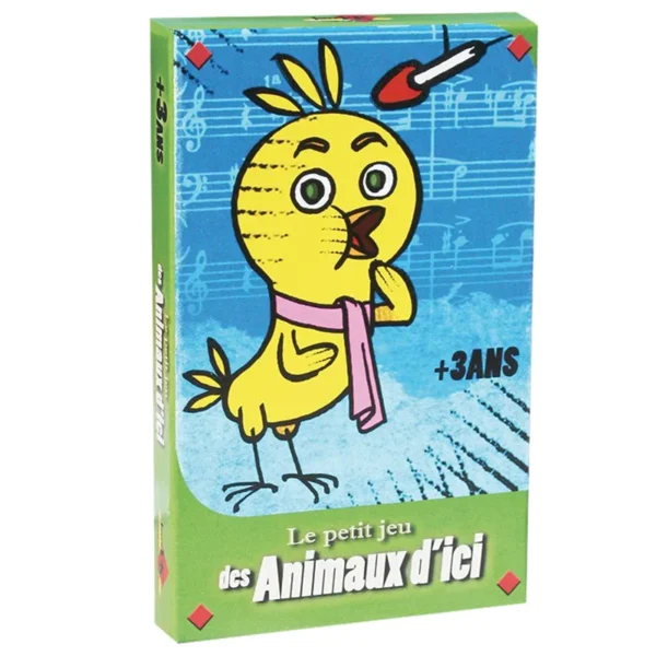 Le petit jeu des animaux d'ici - ambiance - boite de jeu