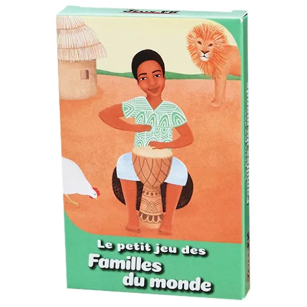 Le petit jeu des familles du monde - ambiance - boite de jeu