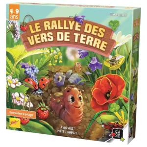 Le rallye des vers de terre - ambiance - boite de jeu