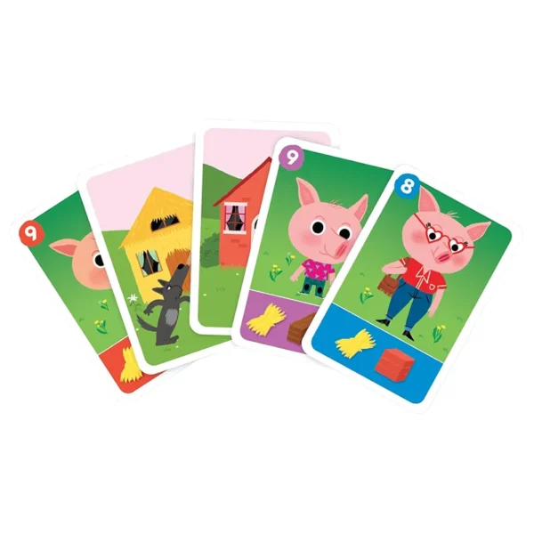 Les 3 petits cochons - réflexion et stratégie - cartes
