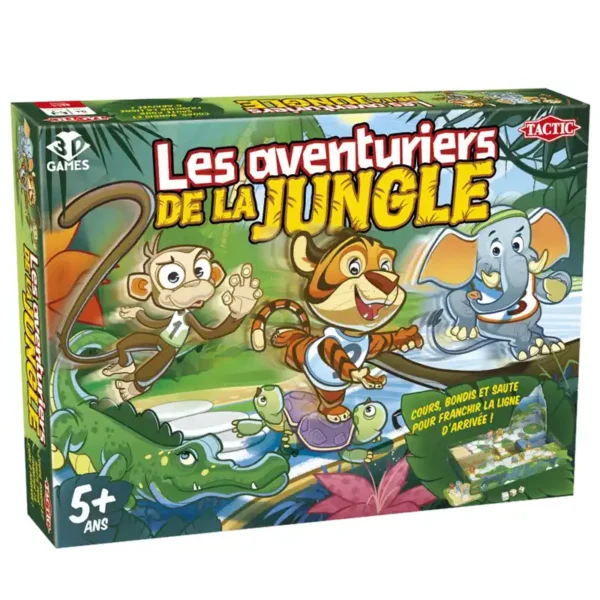 Les aventuriers de la jungle - réflexion et stratégie - boite de jeu