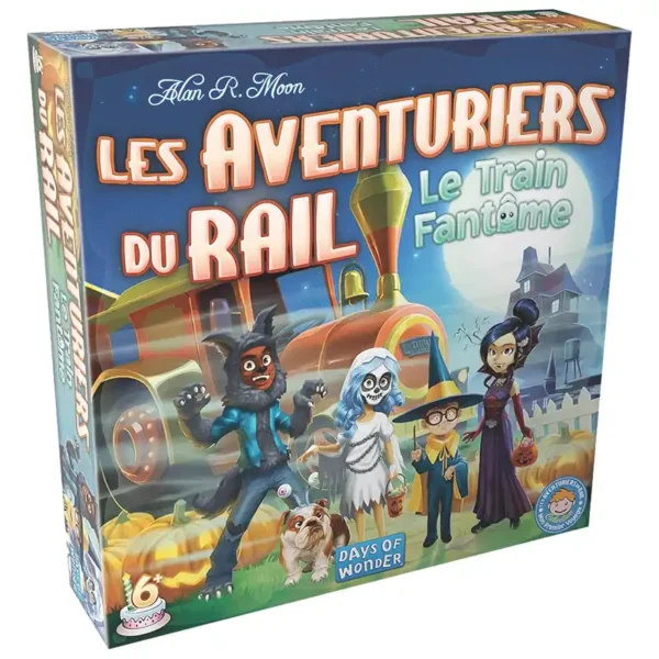 Les aventuriers du rail kids - réflexion et stratégie - boite de jeu