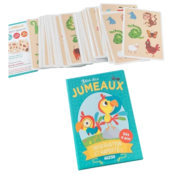Les jumeaux - observation et rapidité - contenu de la boite