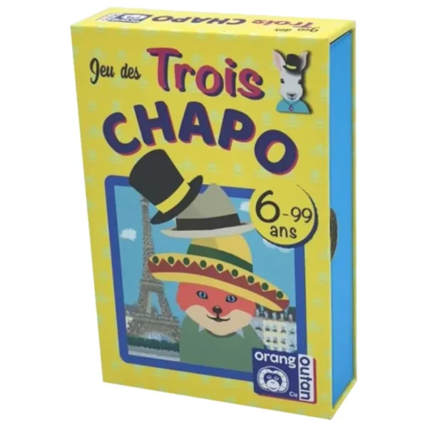 Les trois chapo - observation et rapidité - boite de jeu
