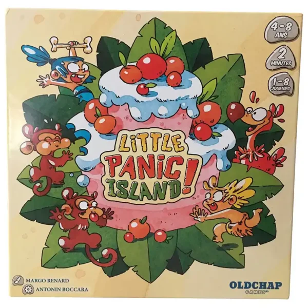 Little panic island ! - mémoire et rapidité - boite de jeu
