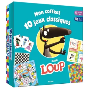 Loup - 10 jeux classiques - classique revisité - boite de jeu