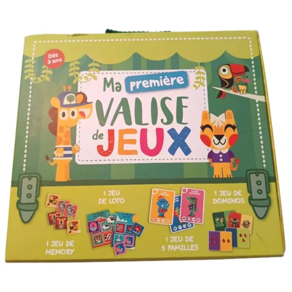 Ma première valise de jeux - classique revisité - boite de jeu