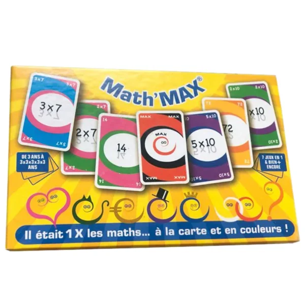 Math'max - éducatif - boite de jeu
