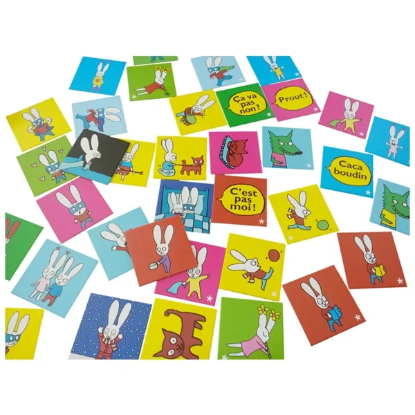 Mémo rigolo - mémoire et déduction - cartes