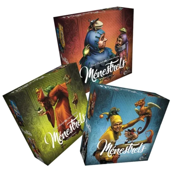 Ménestrels - observation et stratégie - boites de jeu