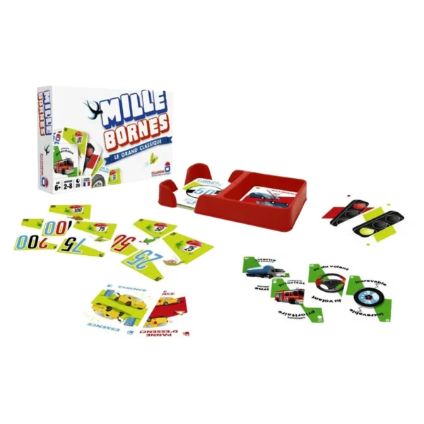 Mille bornes - classique revisité - contenu de la boite