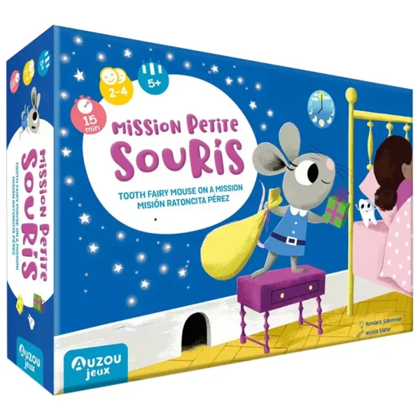 Mission petite souris - mémoire et rapidité - boite de jeu