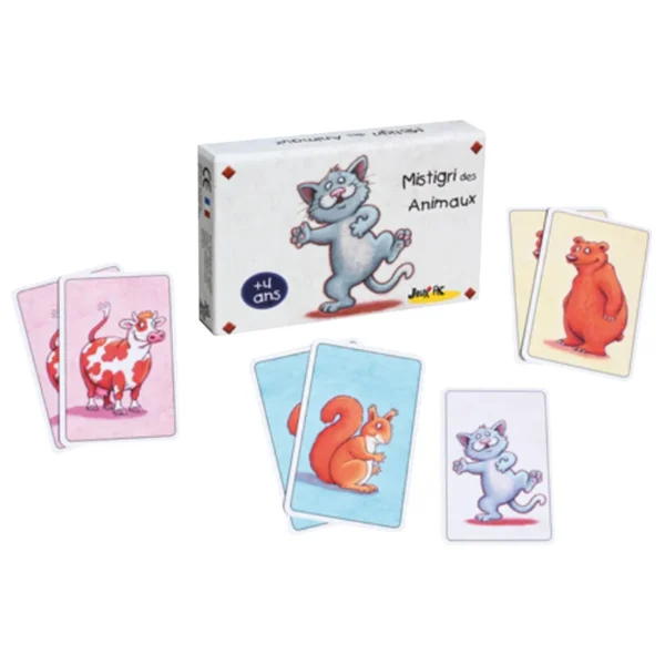 Mistigri des animaux - ambiance - contenu de la boite