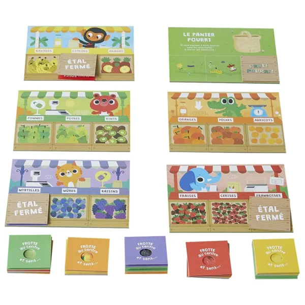 Mon premier jeu des odeurs et des couleurs - réflexion et déduction - plateaux