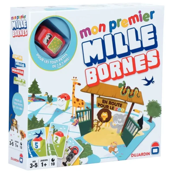 Mon premier mille bornes - classique revisité - boite de jeu