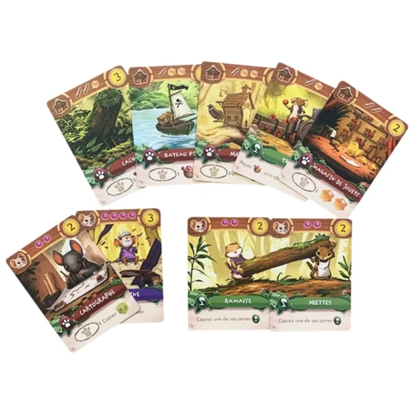 Mon p'tit Everdell - réflexion et stratégie - cartes