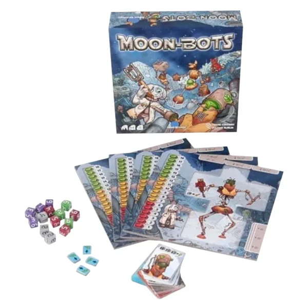 Moon bots - réflexion et stratégie - contenu de la boite