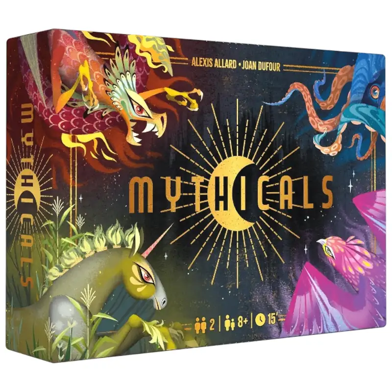 Mythicals - réflexion et stratégie - boite de jeu