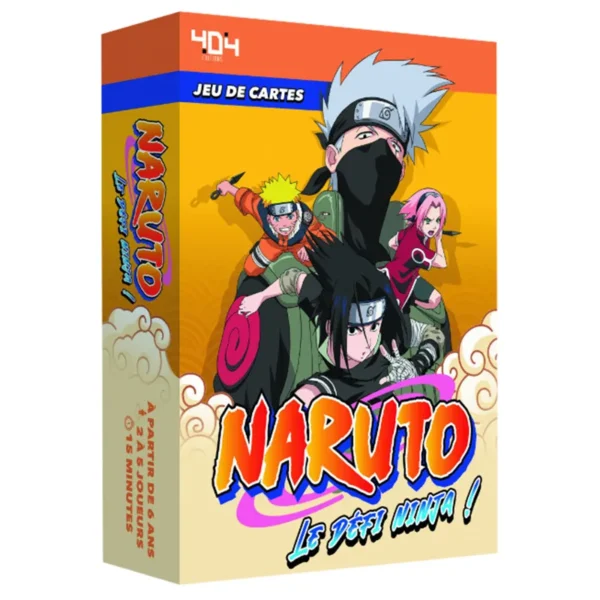 Naruto - le jeu de cartes : le défi ninja ! - classique revisité - boite de jeu