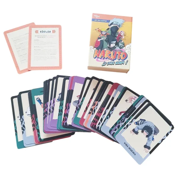 Naruto - le jeu de cartes : le défi ninja ! - classique revisité - contenu de la boite