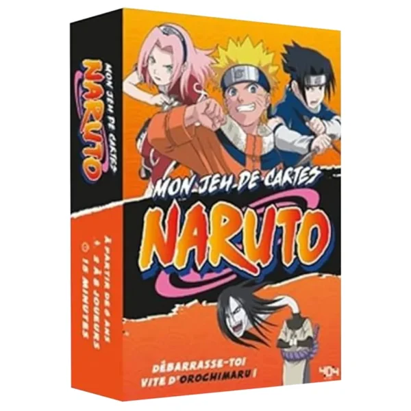 Naruto - mon jeu de cartes - classique revisité - boite de jeu