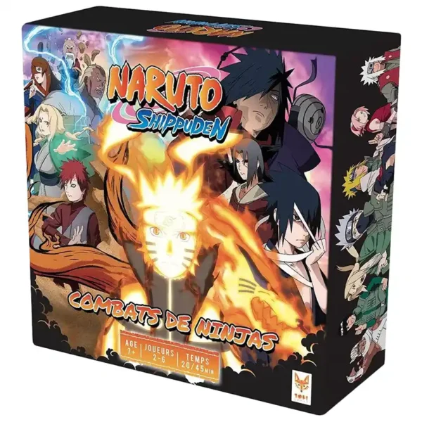 Naruto Shippuden : combat de ninjas - réflexion et stratégie - boite de jeu
