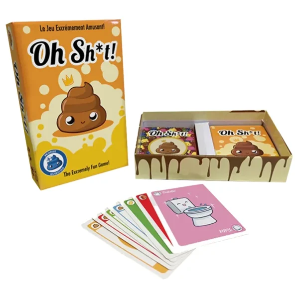 Oh shit ! - observation et stratégie - contenu de la boite