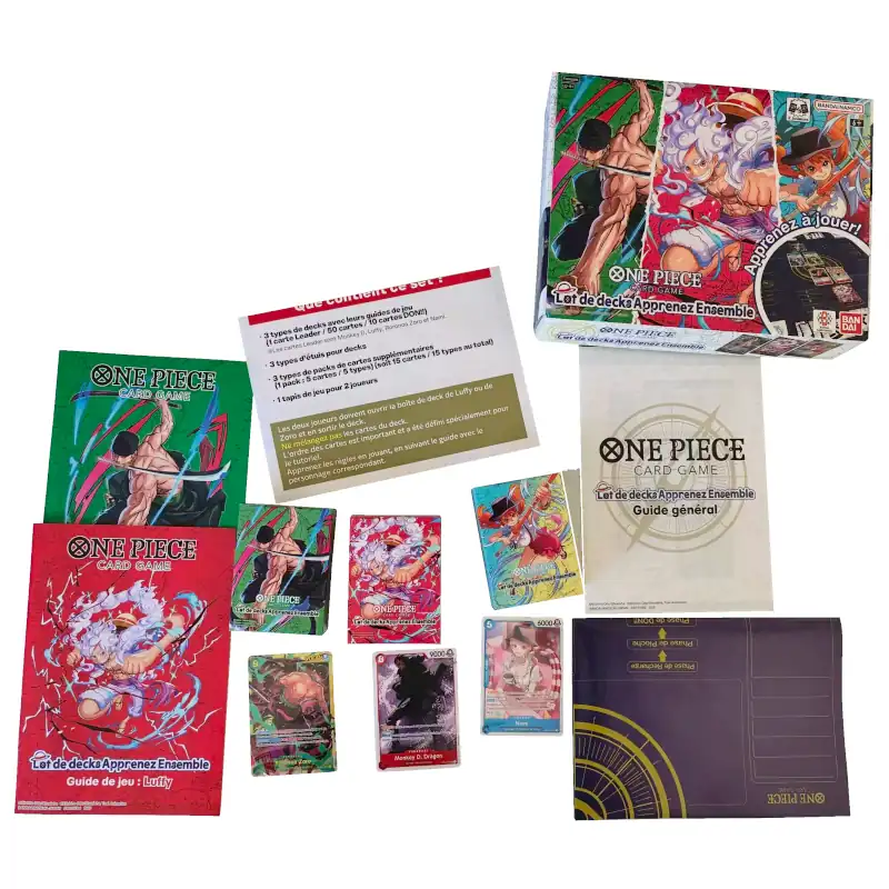 One Piece : apprenez ensemble - le jeu de carte à collectionner