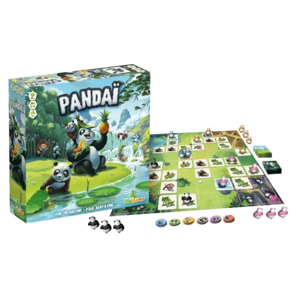 Pandaï - réflexion et stratégie - contenu de la boite