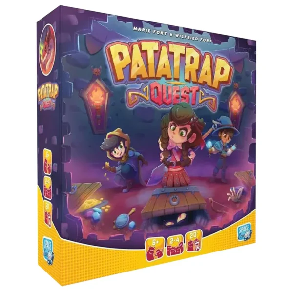 Patatrap quest - mémoire et stratégie - boite de jeu