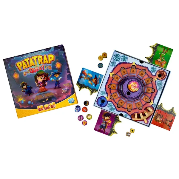 Patatrap quest - mémoire et stratégie - contenu de la boite