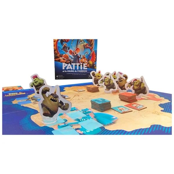 Pattie et la colère de Poseidon - réflexion et stratégie - contenu de la boite