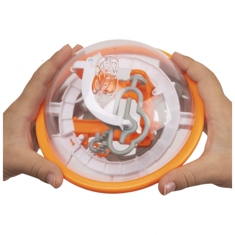 Perplexus Go orange - Jeu d'adresse - vue agrandie de la sphère