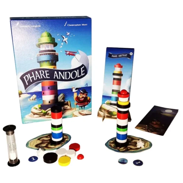 Phare andole - mémoire et rapidité - contenu de la boite