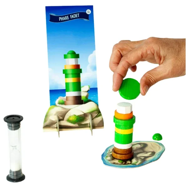 Phare andole - mémoire et rapidité - empilement des pièces