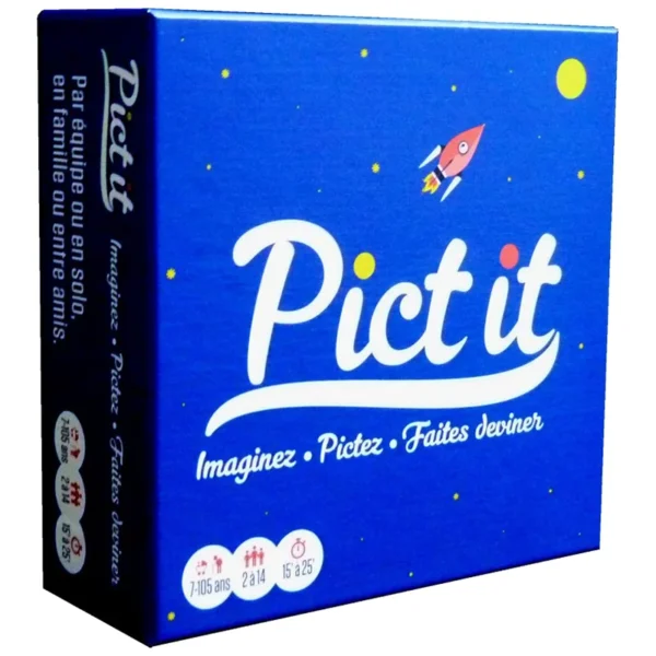 Pict it - réflexion et déduction - boite de jeu