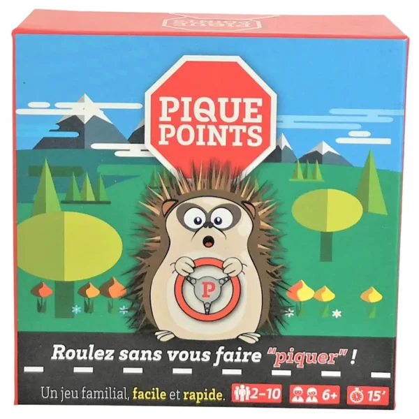 Pique points - réflexion et stratégie - boite de jeu