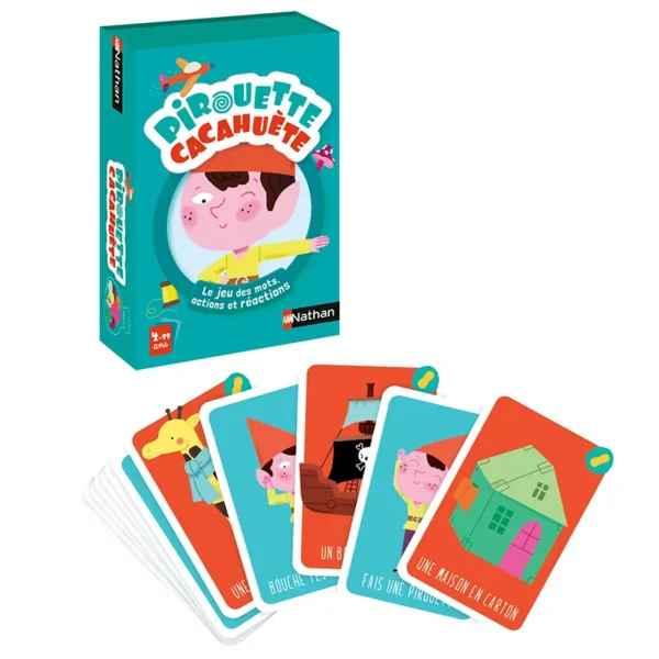 Pirouette cacahuète - mémoire et rapidité - contenu de la boite