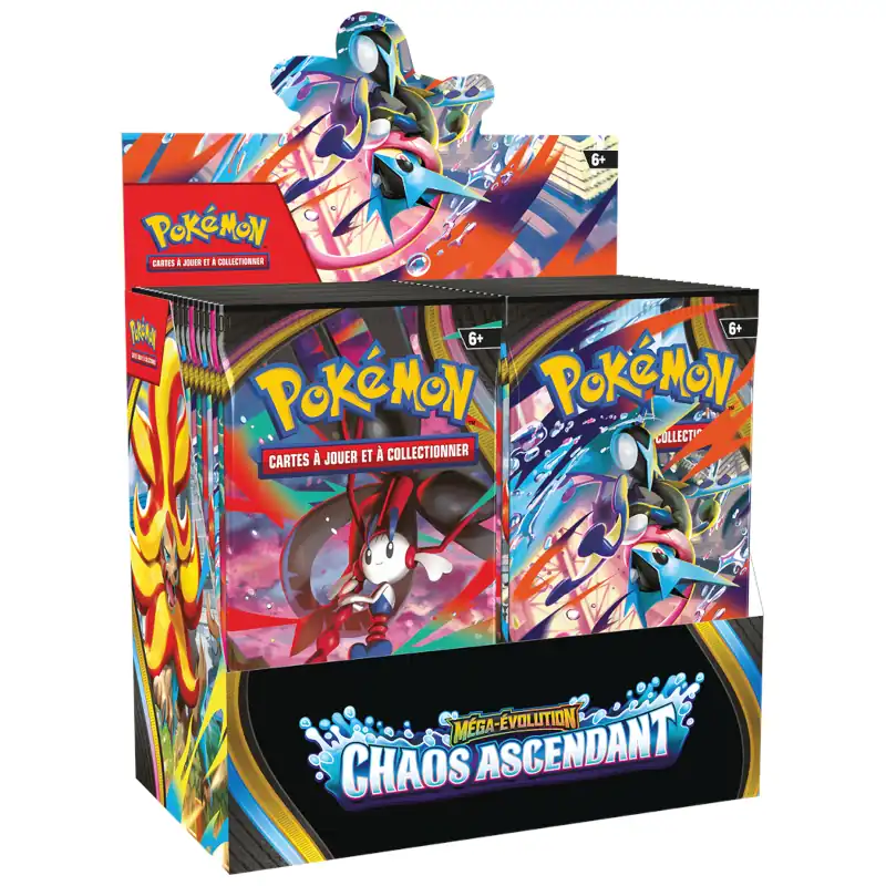 Pokémon ME04 : chaos ascendant - le jeu de cartes à collectionner