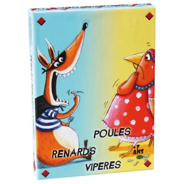 Poules, renards, vipères - réflexion et stratégie - boite de jeu