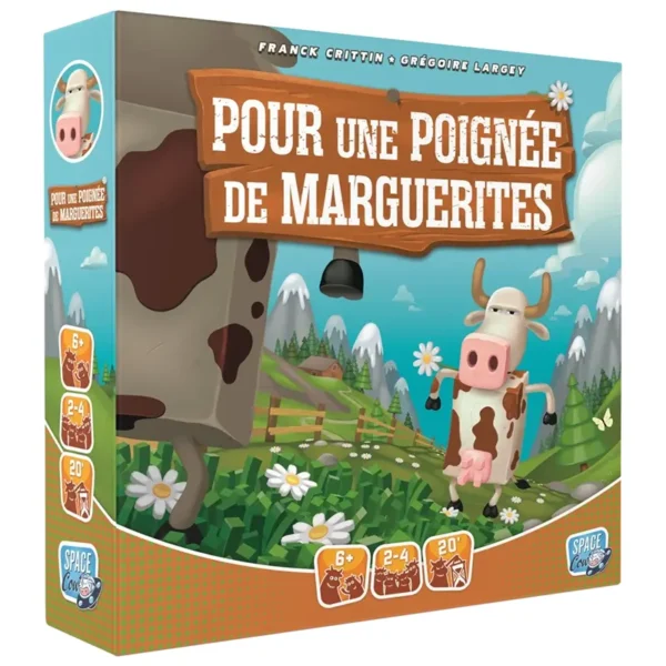 Pour une poignée de Marguerites - réflexion et stratégie - boite de jeu