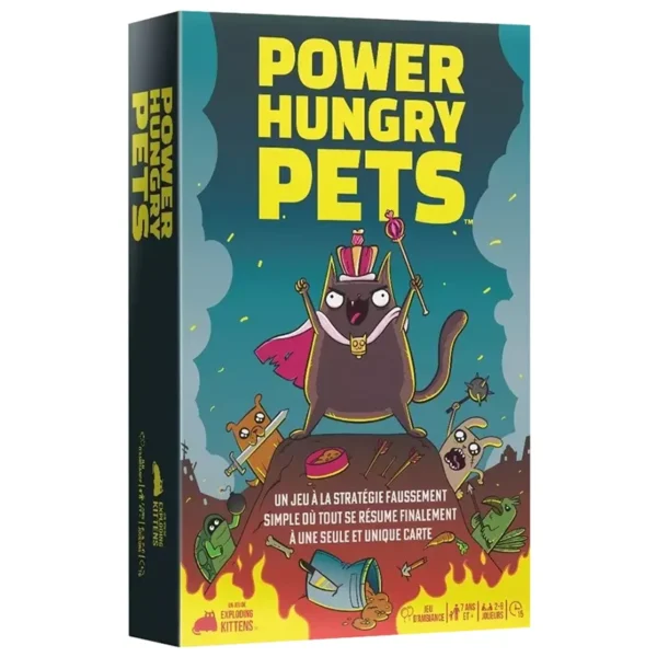 Power hungry pets - réflexion et stratégie - boite de jeu