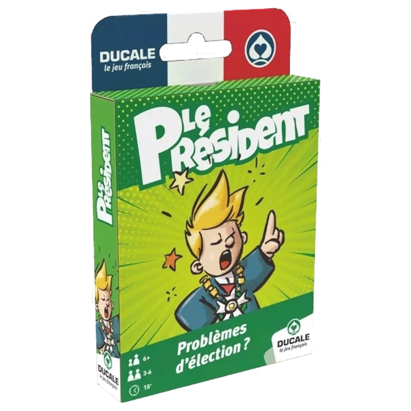 Président ou Trouduc - réflexion et stratégie - boite de jeu