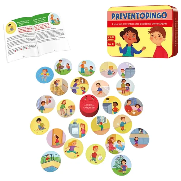 Preventodingo - éducatif - contenu de la boite