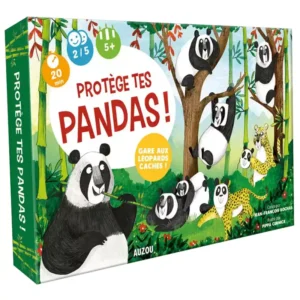 Protège tes Pandas ! - réflexion et déduction - boite de jeu