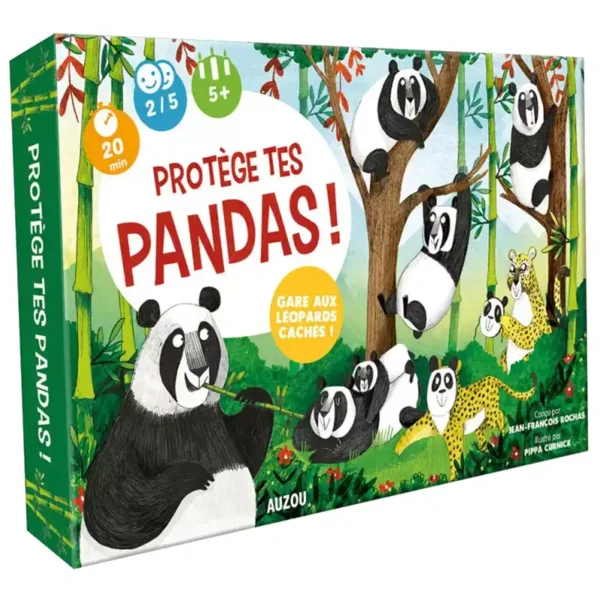 Protège tes Pandas ! - réflexion et déduction - boite de jeu