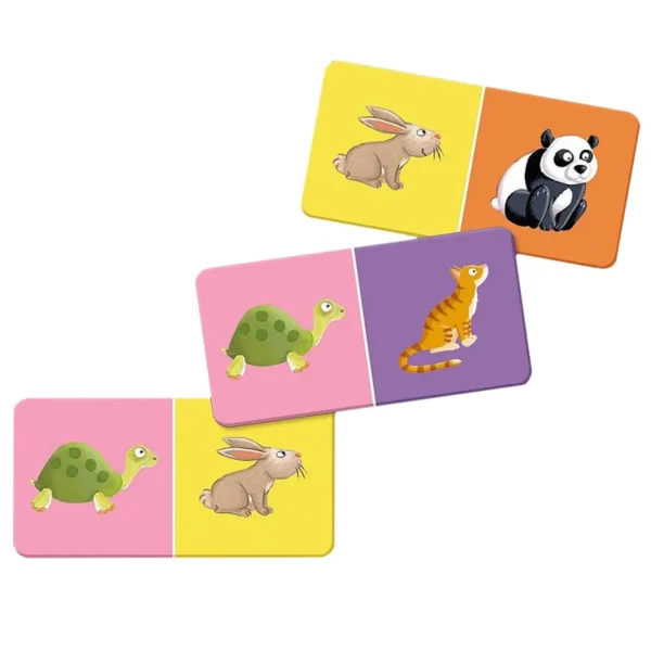 P'tit Loup - Dominos des animaux - classique revisité - dominos