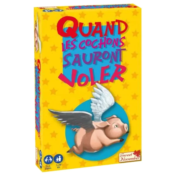 Quand les cochons sauront voler - réflexion et stratégie - boite de jeu